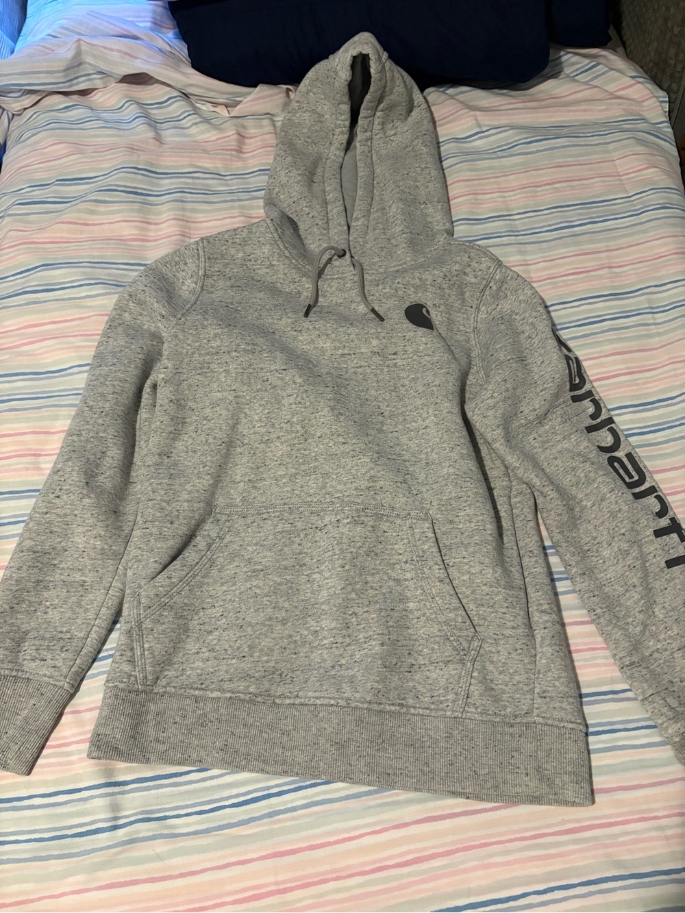 Carhartt Gray Hooded Sweatshirt